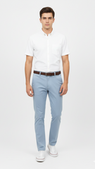 زیڈ آر مینز سکنی فٹ کاٹن چینو