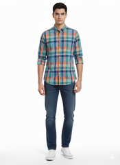 فلیکس سلم فٹ شرٹ میں بنی اولڈ نیوی مینز