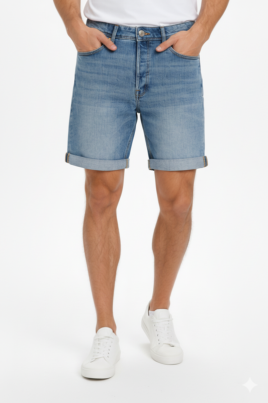 JACK&JONES MENS DENIM SHORTS