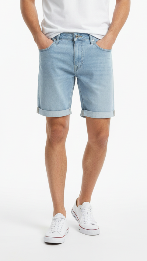GUESS MENS DENIM SHORTS