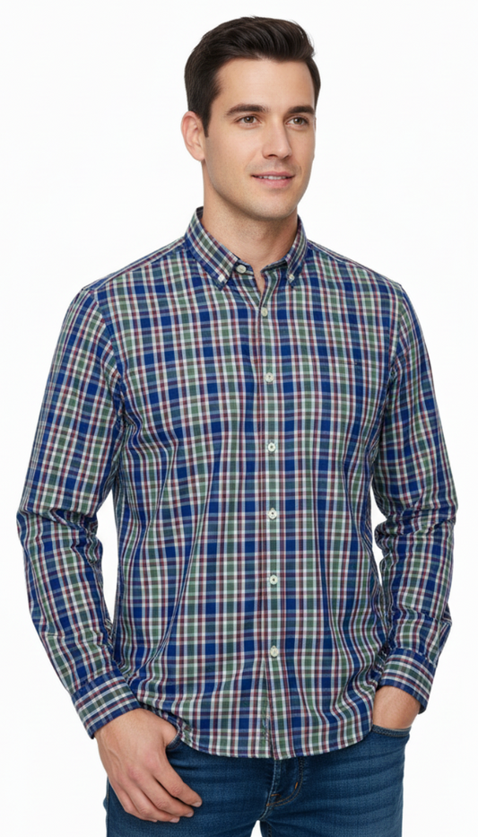 MILANO MENS CHECK SHIRT