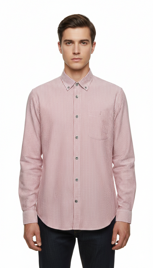 KOAJ MENS SLIM FIT STRIPED SHIRT
