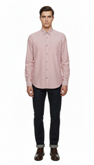 کوج مینز سلم فٹ دھاری دار قمیض