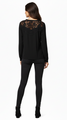 فرجیل خواتین کی پوری بازو والی کڑھائی والی ٹی شرٹ