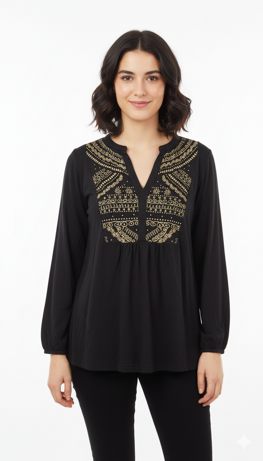 VENCA FLORAL PRINT TOP