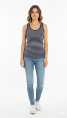 ELLENOR WOMENS STRIPED TANK TOP