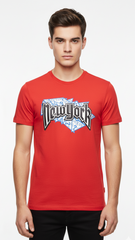 GUESS MENS LOGO PRINTED T-SHIRT