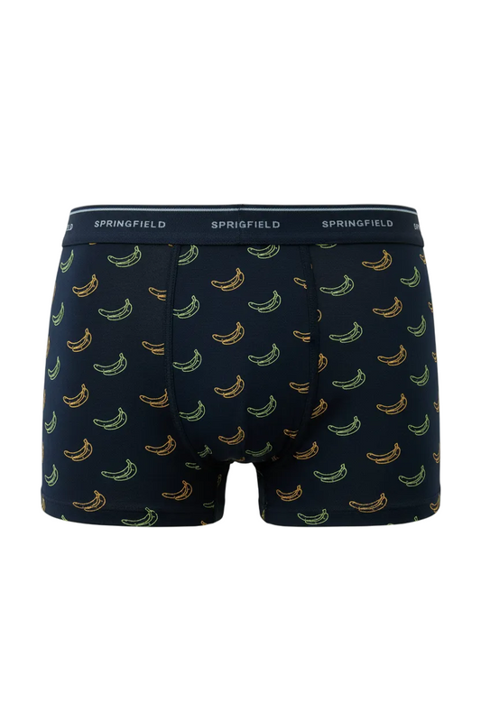 MENS BANANA PRINT BOXER SHORTS