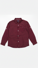 MY CHICCO KIDS MICRO CHECK SHIRT WITH POCKET