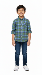 MY CHICCO KIDS CHECK SHIRT WITH POCKET