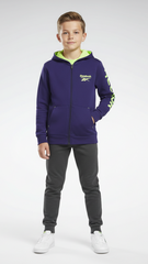 REEBOK Boys Zipped Logo Hoodie