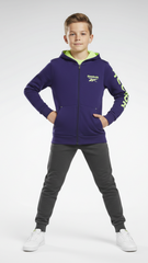 REEBOK Boys Zipped Logo Hoodie