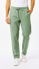 GUESS Mens Relaxed Fit Cotton Trouser