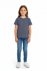 LUPILU Girl's Printed Short Sleeve T-Shirt