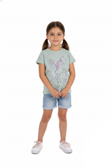 DU PAREIL GIRLS PRINTED T-SHIRT