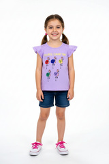 OBAIBI GIRLS SUMMER TIME PRINTED TEES