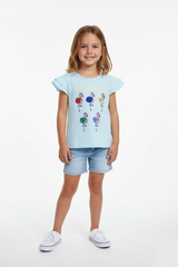 OBAIBI GIRLS SUMMER TIME PRINTED TEES