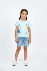 OBAIBI GIRLS ANIMALS PRINTED TEES