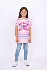 OKAIDI GIRLS ANTISOCIAL BUTTERFLY PRINT TEES