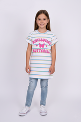 OKAIDI GIRLS ANTISOCIAL BUTTERFLY PRINT TEES