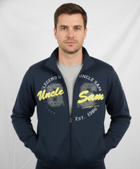 UNCLE SAM MENS PRINTED ZIPPER