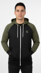 ROAD WEAR MENS ZIP UP HOODIE