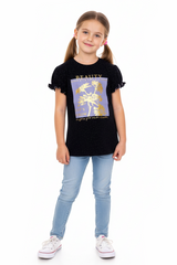 OKAIDI GIRLS PRINTED T-SHIRT