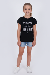 LH GIRLS PRINTED T SHIRT