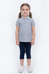TOP TOP KIDS DOTED GRAY POLO