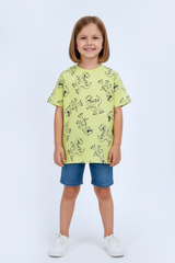 DU PAREIL Dino Printed T Shirt