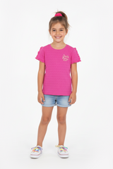 DU PAREIL GIRLS SMILE TODAY T-SHIRT