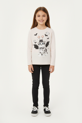 GIRLS Jersey full sleeved Top With Printed Design