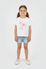 Printed Cotton-Blend T-shirt