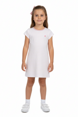 Okaïdi Obaïbi Baby Girls Pink Striped Dress