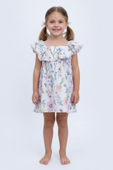 ALL OWER FLOWER PRINTED COTTON VEST TOP