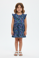 ALL OWER SMALL FLOWER PRINTED COTTON VEST TOP