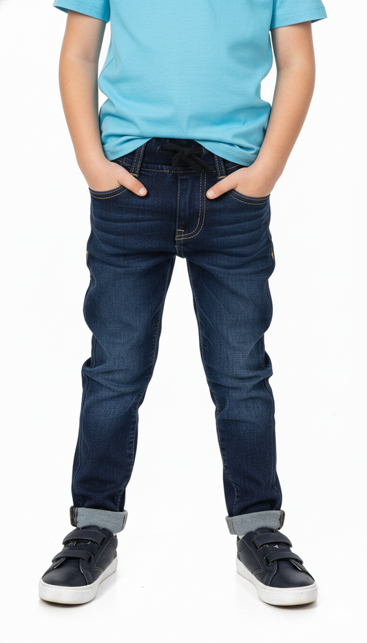 MY CHICCO BOYS DARK WASH DENIM JOGGER