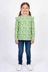 DU PAREIL FLORAL GIRLS T-SHIRT