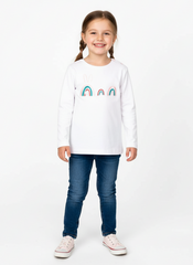 Girls cotton long sleeve tees