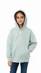 ZR GIRLS BASIC ZIPPER HOODIE