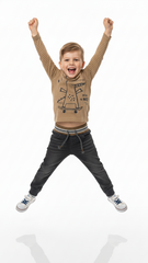 MINOTI KIDS SLUB TSHIRT AND JOGGER JEANS SET