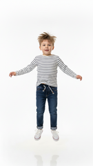 MINOTI KIDS SLUB TSHIRT AND DENIM JEANS SET