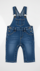 MINOTI KIDS WASHED DUNGAREES AND TOP SET