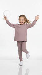 LEFTIES Girls Ribbed sweatshirt and leggings