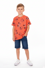BOY T-SHIRT ALL OVER SPIDER MAN PRINT