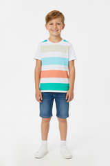 BOYS COLORFULL PATCHES T-shirt