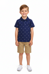 TOP TOP BOYS PRINTED POLO