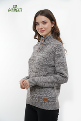 OXMO WOMENS 3 BUTTON CARDIGANS