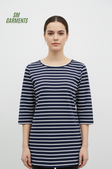 WOMENS STRIPED FULL SLEEVE T SHIRT