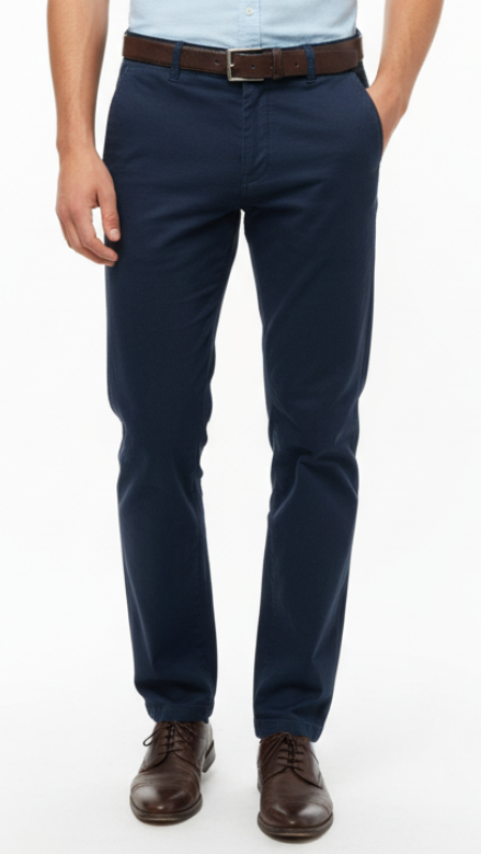 JACK&JONES MENS TEXTURED COTTON CHINO